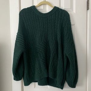 Oversized Green Sweater XL - Old Navy